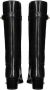 Dolce & Gabbana logo-appliqué knee-high leather boots Black - Thumbnail 3