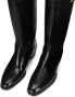 Dolce & Gabbana logo-appliqué knee-high leather boots Black - Thumbnail 4