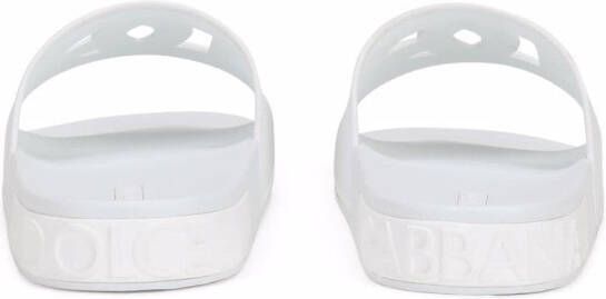 Dolce & Gabbana logo cut-out slides White