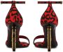 Dolce & Gabbana logo-detail leopard-print sandals Red - Thumbnail 3