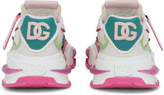 Dolce & Gabbana Airmaster panelled sneakers Pink