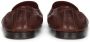 Dolce & Gabbana logo-embossed leather slippers Brown - Thumbnail 3