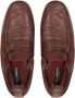 Dolce & Gabbana logo-embossed leather slippers Brown - Thumbnail 4