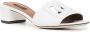 Dolce & Gabbana logo-embossed low-heel sandals White - Thumbnail 1