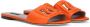 Dolce & Gabbana DG Millenials leather sandals Orange - Thumbnail 2