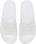 Dolce & Gabbana logo-embossed open-toe slides White - Thumbnail 4