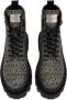 Dolce & Gabbana logo-jacquard ankle boots Grey - Thumbnail 4