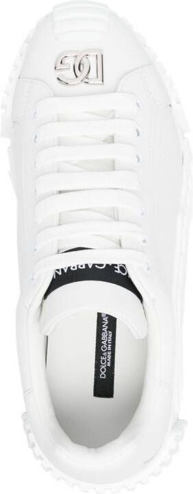Dolce & Gabbana logo-lettering low-top sneakers White