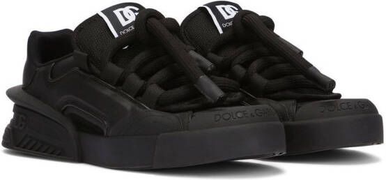 Dolce & Gabbana logo-patch low-top sneakers Black