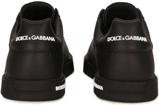 Dolce & Gabbana logo-patch low-top sneakers Black