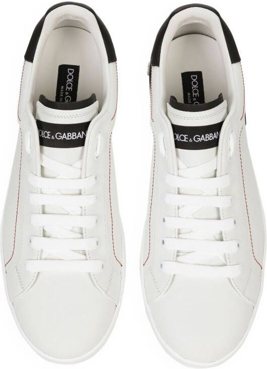 Dolce & Gabbana logo-patch low-top sneakers White