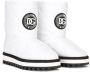 Dolce & Gabbana logo-patch padded boots White - Thumbnail 2