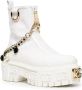 Dolce & Gabbana logo-plaque ankle boots White - Thumbnail 2