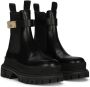 Dolce & Gabbana logo-strap leather ankle boots Black - Thumbnail 2