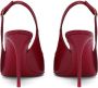 Dolce & Gabbana logo-plaque heeled slingback pumps Pink - Thumbnail 3