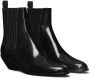 Dolce & Gabbana logo-plaque leather ankle boots Black - Thumbnail 2