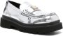 Dolce & Gabbana logo-plaque leather brogues Silver - Thumbnail 2