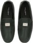 Dolce & Gabbana logo-plaque leather loafers Green - Thumbnail 4