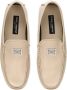 Dolce & Gabbana logo-plaque leather loafers Neutrals - Thumbnail 4