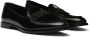 Dolce & Gabbana logo-tag patent leather slippers Black - Thumbnail 2