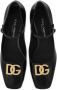 Dolce & Gabbana logo-plaque mary jane shoes Black - Thumbnail 4