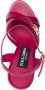 Dolce & Gabbana logo-plaque platform sandals Pink - Thumbnail 4