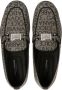 Dolce & Gabbana logo-tag jacquard loafers Brown - Thumbnail 4