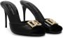 Dolce & Gabbana DG-logo patent leather mules Black - Thumbnail 2