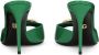 Dolce & Gabbana DG-logo 85mm patent leather mules Green - Thumbnail 3