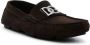 Dolce & Gabbana logo-plaque suede loafers Brown - Thumbnail 2