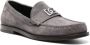 Dolce & Gabbana logo-plaque suede loafers Grey - Thumbnail 2