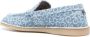 Dolce & Gabbana logo-print denim loafers Blue - Thumbnail 3