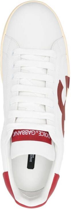 Dolce & Gabbana logo-print lace-up sneakers White