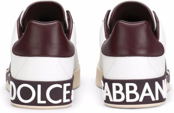 Dolce & Gabbana logo-print Portofino sneakers White