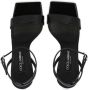 Dolce & Gabbana logo-sculpted heel sandals Black - Thumbnail 4