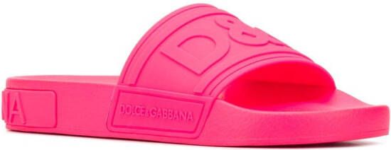 Dolce & Gabbana logo sliders Pink