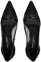 Dolce & Gabbana 105mm patent leather mesh pumps Black - Thumbnail 4