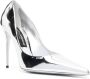 Dolce & Gabbana 110mm metallic-finish pumps Grey - Thumbnail 2