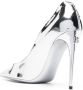 Dolce & Gabbana 110mm metallic-finish pumps Grey - Thumbnail 3