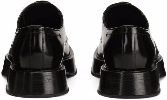 Dolce & Gabbana Michelangelo brushed Derby shoes Black