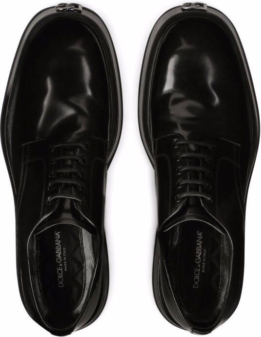 Dolce & Gabbana Michelangelo brushed Derby shoes Black