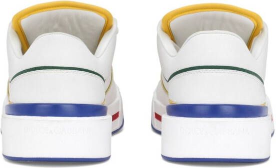 Dolce & Gabbana New Roma contrast-trimmed sneakers White
