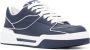 Dolce & Gabbana New Roma leather sneakers Blue - Thumbnail 2