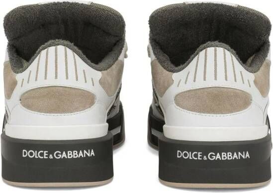 Dolce & Gabbana New Roma panelled sneakers Neutrals