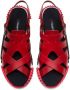Dolce & Gabbana Ns1 leather sandals Red - Thumbnail 4
