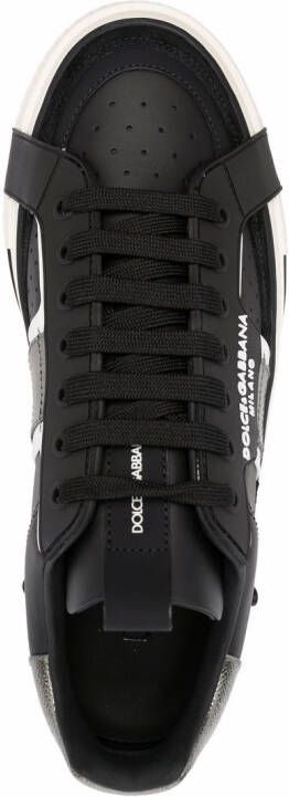 Dolce & Gabbana 2.Zero Custom leather sneakers Black
