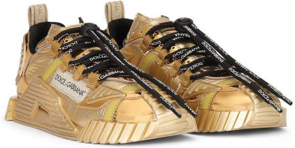 Dolce & Gabbana NS1 panelled low-top sneakers Yellow