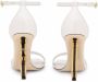 Dolce & Gabbana Baroque DG 105mm leather sandals White - Thumbnail 3