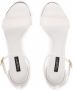 Dolce & Gabbana Baroque DG 105mm leather sandals White - Thumbnail 4