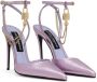 Dolce & Gabbana padlock-embellished pumps Purple - Thumbnail 2